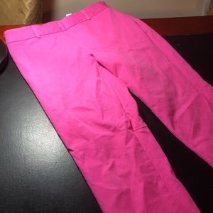 Hot pink pants